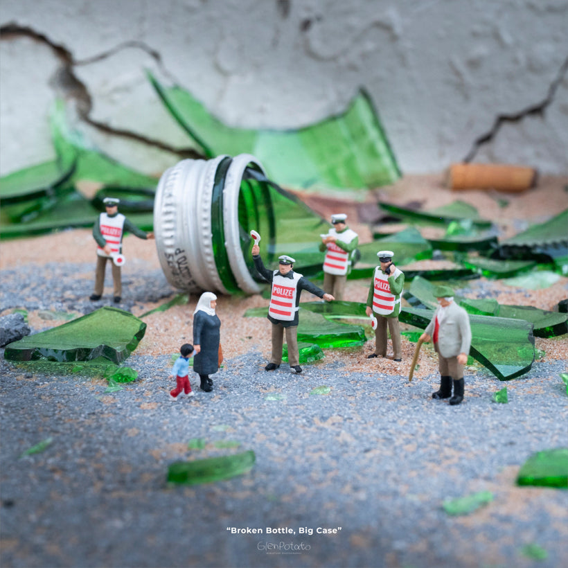 Broken Bottle, Big Case